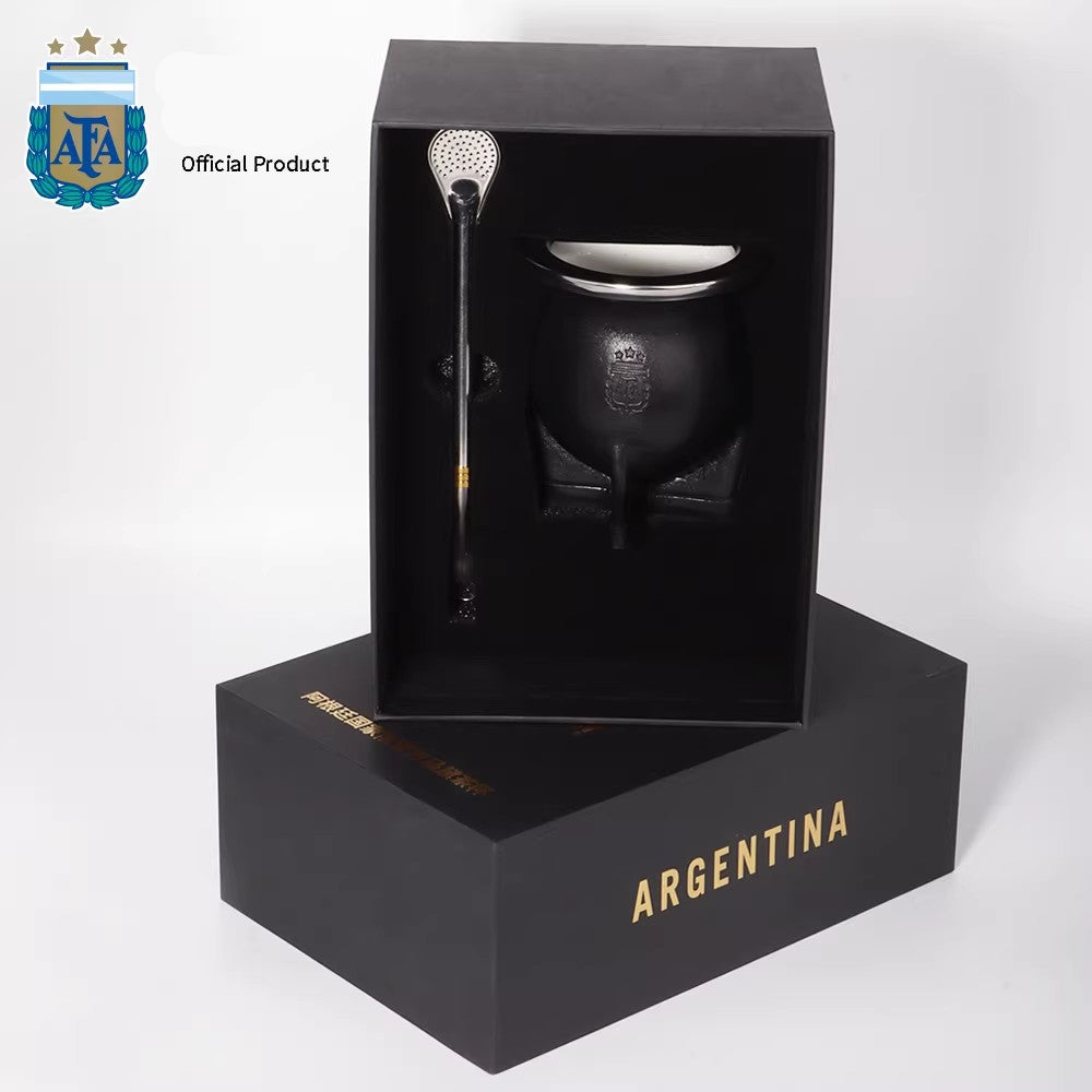 Argentina AFA Mate Cup with Bombilla